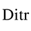 Ditr-首页
