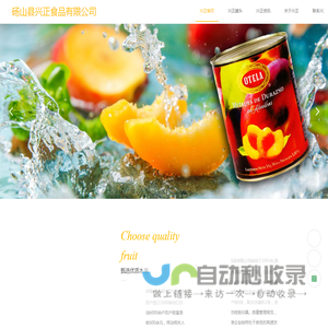 黄桃水果罐头-梨子-出口生产厂家-砀山县兴正食品有限公司