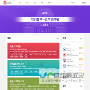 软科-高等教育评价领先品牌