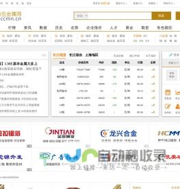 长江有色金属网-有色金属价格行情网站,有色金属采购批发市场