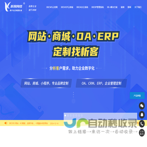 企业网站建设|江门网站建设|OA定制|ERP系统开发-析客网络