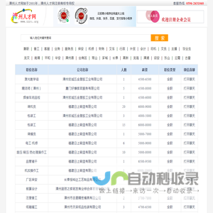 漳州人才网,漳州最新招聘信息,漳州最近招聘信息