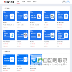 易客API市场 - API接口超市,API接口大全,免费API接口