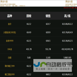 金价查询-金一鸳鸯珠宝有限公司