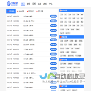 NBA录像-NBA录像回放-NBA全场录像 - NBA录像吧