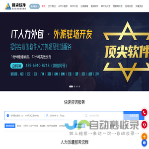 杭州顶尖软件技术有限公司-IT软件开发人才派遣,前端人力外包驻场,JAVA人力外包