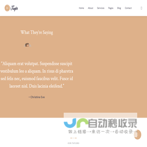 Tayler Taylers HTML Template