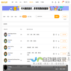 商用音乐-正版背景音乐素材-广告视频配乐授权-牛片版权音乐12