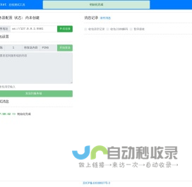 WebSocket在线测试工具-腾仁网