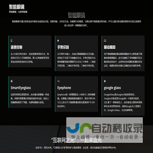 智能眼镜 – 智能眼镜，也称智能镜