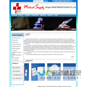 Jiangsu allwell medical products Co., Ltd