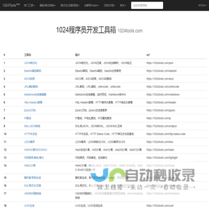 1024程序员开发工具箱 - 1024Tools