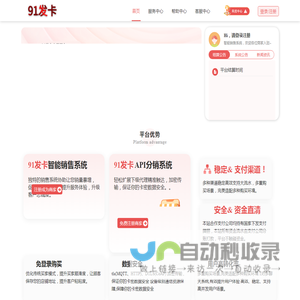 91发卡网 - 企业自动发卡平台
