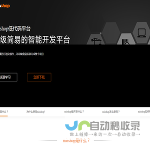 MISSHOP低代码开发工具